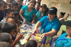 Brigada y paquete escolar Caserío El Pate, El Negrito - Yoro